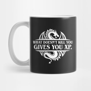 Dragon What Doesnt Kill You Give You Experience Tabletop RPG Addict Mug